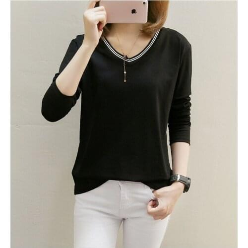 Spring new base plus size womens T-shirt loose inside breathable comfortable animal pattern long sleeves womens tops A213