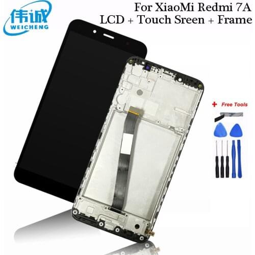 5.45"For Xiaomi Redmi 7A LCD Display+Touch Screen Digitizer Assembly with Frame For Redmi7A Replacement Parts+Tools