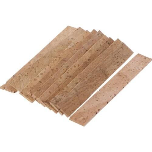 10pcs Clarinet Cork Bb Joint Corks Sheets For Saxophones Musical Instruments 81*11*2mm