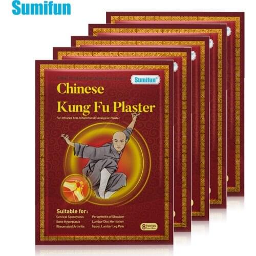40pcs/5bags Sumifun Chinese Kungfu Analgesic Medical Plaster Rheumatism Arthritis Orthopedic Joint Ache Pain Relief Treatment