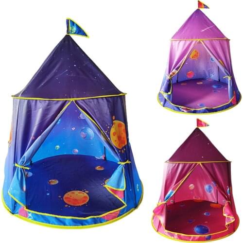 Kids Indoor Outdoor Princess Castle Folding Cubby Toys Space World Play Tent Enfant Room House Children Tent Teepee Playhouse