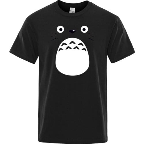 Japanese t-shirt men Anime Spirited Away tshirt Totoro t shirts Miyazaki Hayao cartoon clothes Studio Ghibli Harajuku Tops Tees