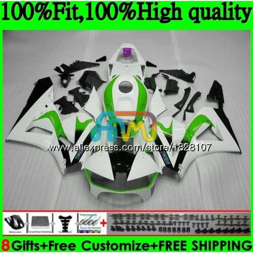 Injection For HONDA CBR600 RR CBR600RR F5 green white 13 14 15 16 17 146BS.47 CBR 600RR 600 RR 2013 2014 2015 2016 2017 Fairing