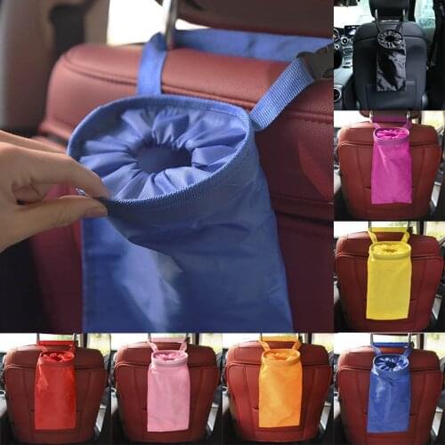 Cleaning Tools 1 PC Rubbish Container Car Seat Back Trash Holder Car Waste Bins Garbage Storage AUTO Accessories