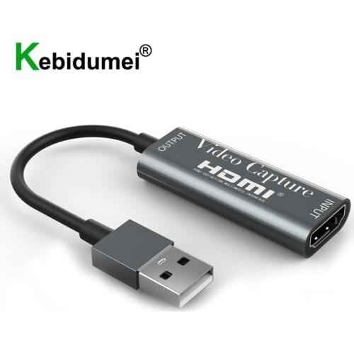 USB Capture Card HDMI-compatible To USB Video Graphics Capture Card Game Recording For PS4 Game Live Streaming Acquisition Card