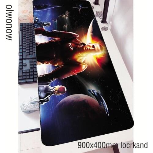 Mass effect padmouse 900x400x3mm gaming mousepad game Adorable large mouse pad gamer computer desk gifts mat notbook mousemat pc