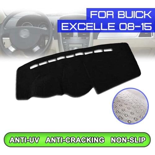 Car Dashboard Mat Anti-dirty Non-slip Dash Cover Mat UV Protection Shade for Buick Excelle 2008 2009 2010 2011 2012 2013-2015