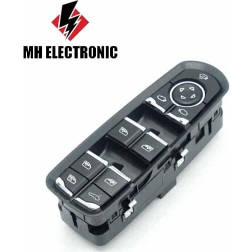 MH Electronic Front Door Power Window Switch For Porsche For Panamera Cayenne Macan 7PP959858M 7PP959858RDML 7PP 959 858R DML