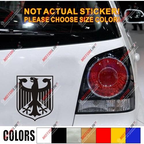 Germany Coat of arms German Eagle Decal Sticker Car Vinyl Deutschland pick size
