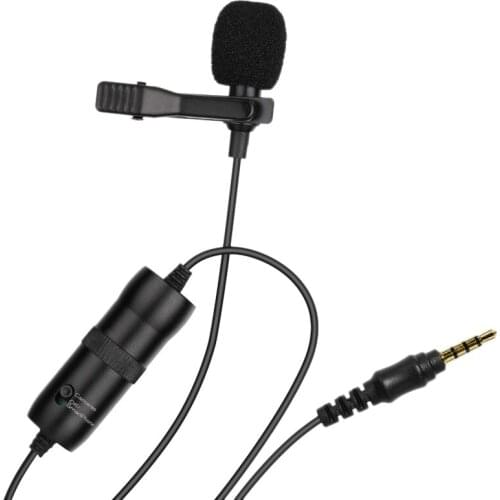 Lavalier Microphone 3.5 Mm Condenser Microphone Perfect For Recording/Interview/Video Conference/Podcasting/Voice