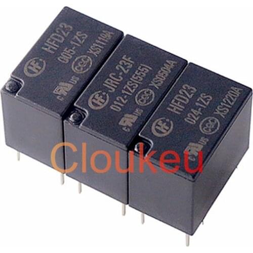 Relay JRC-23F- HFD23-005 012 024-1ZS 5V 12V 24V 1A 6pin