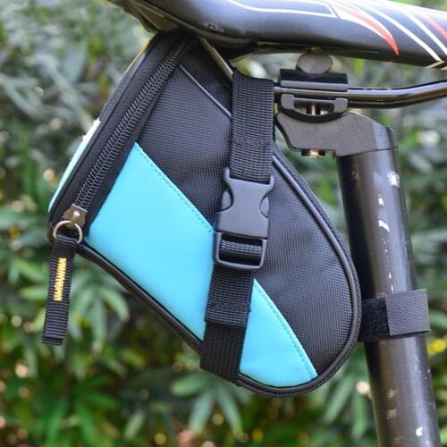 Mountain Bike Road Cycling Seatpost Mounted Storage Bag Bicycle Rear Saddle Pannier Bag Pouch