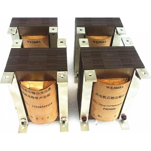 WE3068a West Electric core layer winding process, 70W 9K output transformer, suitable for 805,845,211, 18HZ--43KHZ (-1DB)