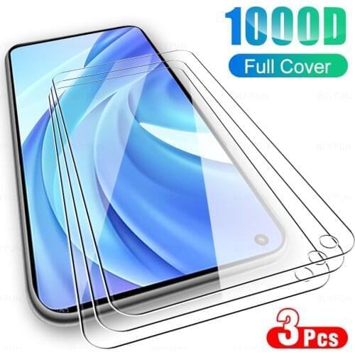 3Pcs Full Cover Protective Glass For Xiaomi Mi 11 Lite Tempered Glass For Xiao Mi Xaomi Xiomi Mi11 11Lite 6.55" Phone Protector