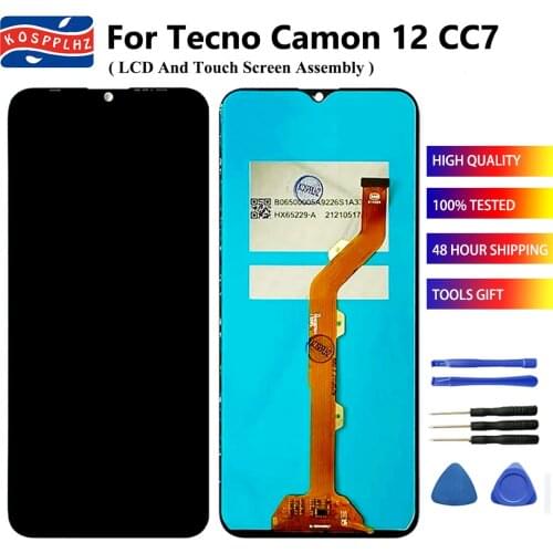 KOSPPLHZ For Tecno Camon 12 LCD Display Touch Screen Assembly Replacement Tecno Camon12 cc7 / Camon12 Air cc6 / Camon12 Pro cc9
