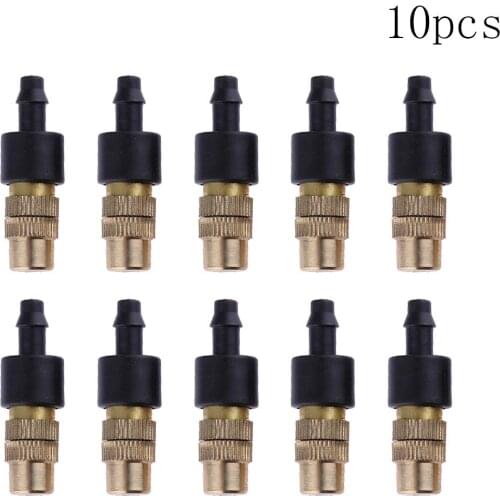 1/10pcs 4/7 PVC Brass Sprinkler Head Garden Tool Spray Misting Nozzle Drip Irrigation Garden Watering System Accessories