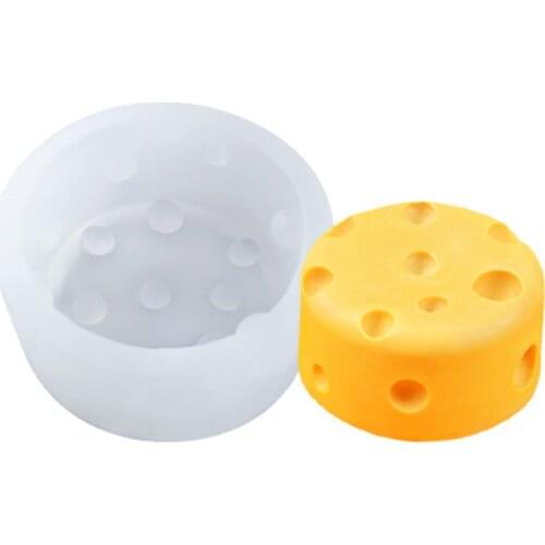 1 Cavity Cheese Shape Silicone Mold Cheese Silicone Mousse Cake Mould Mousse Dessert Mold Cake Decoration Tools