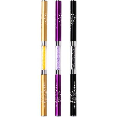 1PC Line Carving Pen Nail Art Brush for Nails Design DIY Tools Manicure Liner Pen Double Head UV Gel Shiny Handle Nail Tool Art