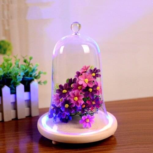 2sets/pack Small Size Bell Shaped Glass Dome Vase Creative Glass Bell Cover Home Wedding Decorative Beautiful Promotion Gift