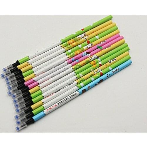 5 PCS New Neutral Pen Erasable Pen Unisex 0.38mm Needle Tube Gel Pen Refill Learning Essential Office Material School Supplies