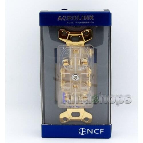 Acrolink refrigeration Series GTX NCF Pure Transmission Hi-End-G Power Plug Adapter Socket Gold plated LN005758