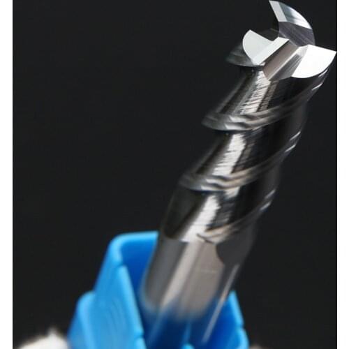 Free shipping Wood Cutter Aluminum Endmill HRC50 3 Flute Milling Tools For Aluminum Copper CNC Milling Cutter End Mill 6mm 8mm