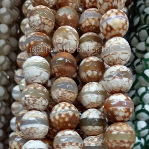 Free Shipping Fashion Jewelry 6mm 8mm 10mm Faceted Carnelian Ball Loose Beads 15.5" FG7746