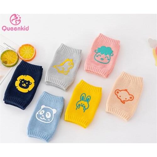 Childrens non-slip cotton knee pads Infant elbow pads knee pads Baby crawling toddler anti-fall sports elbow pads