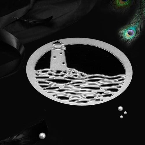 East shape Circle Metal Cutting Dies Frame Metal Dies Background Craft Scrapbooking Album DIY Paper Card Craft Embossing Die Cut