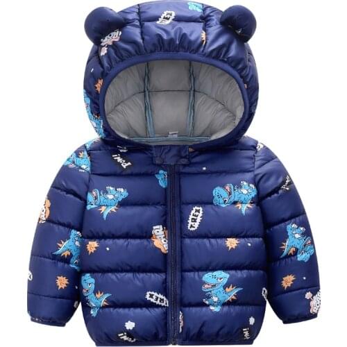 Cute baby girls jacket kids boys fashion Winter coats hoodie New Autumn Baby girl clothing infant clothing children Down jackets