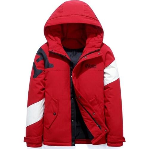 Mens Down Jacket Stylish Male Down Coat Winter Thick Warm Man Clothing Brand Mens Apparel Warm Parka