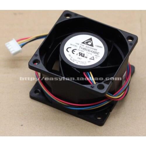 Detla Electronics THB0648BE AB31 DC 48V 0.41A 60x60x38mm Server Cooling Fan