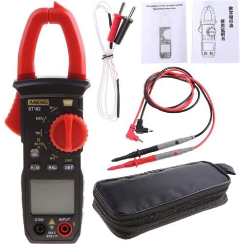 OOTDTY Digital Clamp Meter AC Current Multimeter DC/AC Voltage Hz Capacitance NCV Ohm