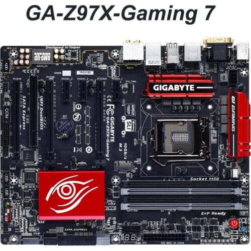 For Gigabyte GA-Z97X-Gaming 7 Original Used Desktop Motherboard Z97X-Gaming 7 LGA 1150 Z97 Core i3 i5 i7 DDR3 32G ATX