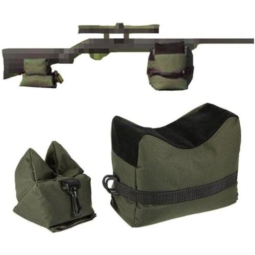 Front&Rear Gun Bag Support Rifle Sandbag Set Portable Sniper Rack Bag Hunting Accessories