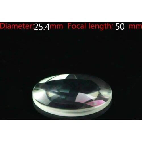 Plano-convex Lens BK7 D=25.4mm F=50mm Optical Lens/optical Element/precision Optical Lens