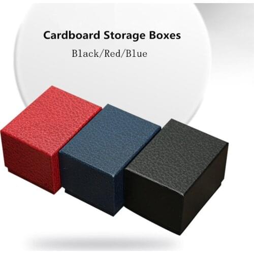 Manufacturer Explosion Models Embossed Leather Watch Box Jewelry Gift Box Earrings Necklace Jewelry Carton Packaging Custom Whol