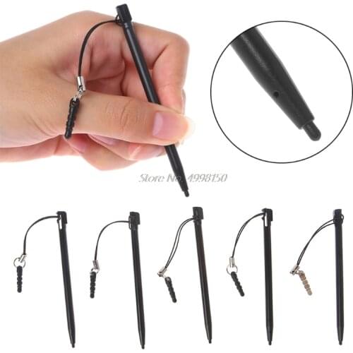 Resistive Touch Screen Stylus Hard Tip Pen With Dust Plug Rope For POS PDA MP5 Dropship