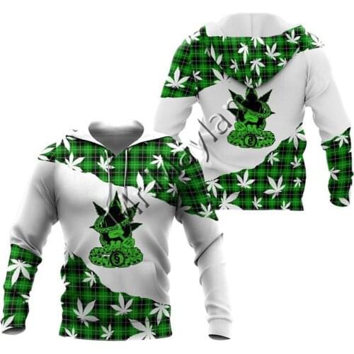 Unisex Green Weeds Hoodies 3D Graphic Hoodie Streetwear Oversized Funny Harajuku Hoody Alternative Clothing Sweatshirt Pullover