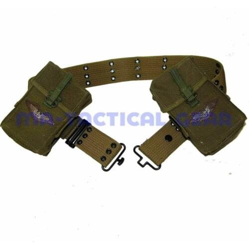 Vietnam War WW2 US Army S Belt And M14 Ammo Pouch Magazine Bag GEAR