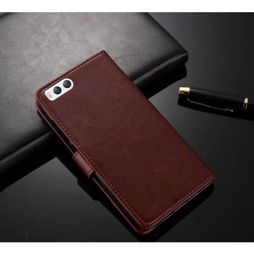 10pcs/lot free shipping Book Style Crazy Horse Leather Wallet Case for Huawei Ascend P9 Lite/G9 Lite honor 6A 6X P8 Lite 2017