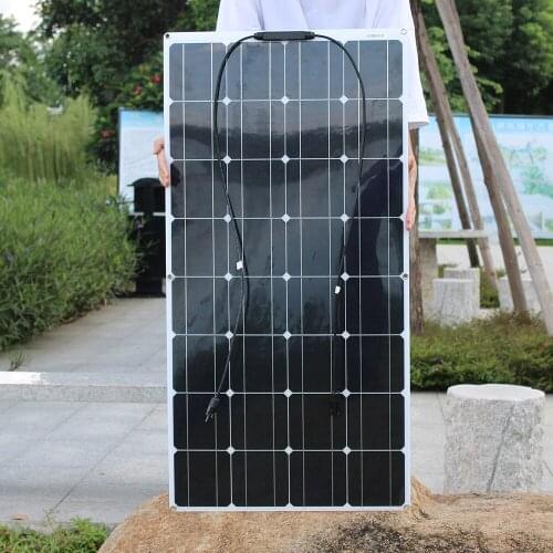 Solar Panel 300w 200w 100w 400w Flexible PET Photatic PV Monocrystalline Cell 12V 24V Battery Charger 1000w Home Solar Panel