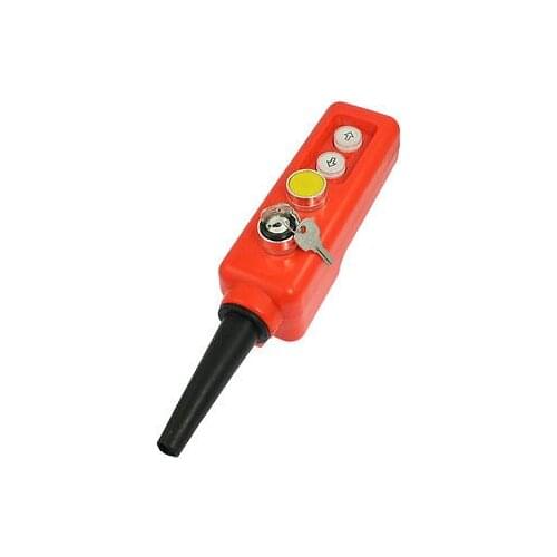 2 Position Selector Up Down Yellow Hoist Push Button Switch Control Station