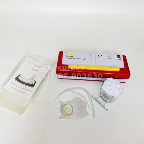 220V/110V SINBO DZ-280/2SE Household Vacuum Food Plastic Bag Sealer Sealing Machine Dry or Wet Environment Avaible