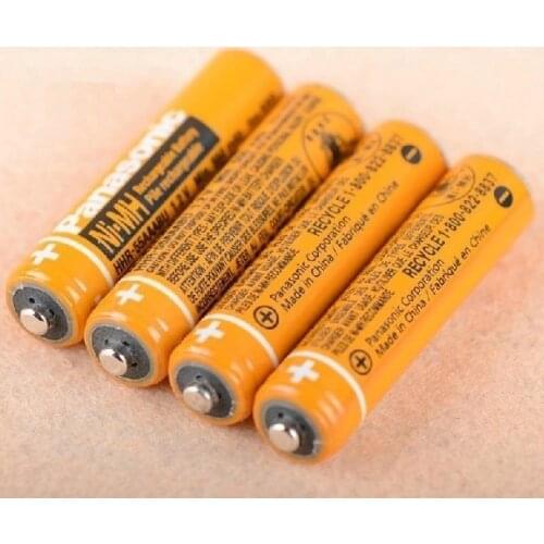 4PCS/lot Original New HHR-55AAABU AAA Rechargeable battery 1.2V 550mAh Ni-MH Cordless phone batteries