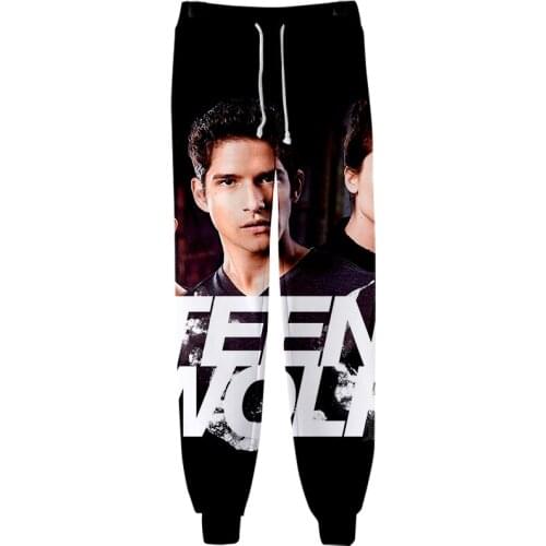 Teen Wolf Printed Trousers Jogger Women/men Streetwear Long Pants Harajuku Hip Hop Sweatpants 2020 Science 3D Mid Winter