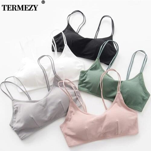 Backless Strapless Bra Push Up Women Bralette Wire Free Sexy Lingerie Cotton Brassiere Beautiful Back Underwear With Pad Vest