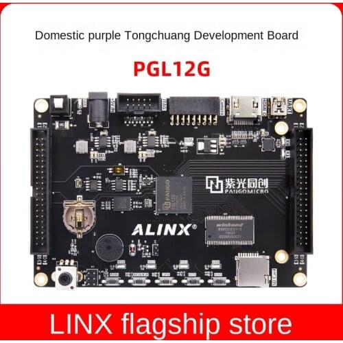 Domestic FPGA Development Board Purple Tongchuang Logos Series Pgl12g Black and Golden ALINX