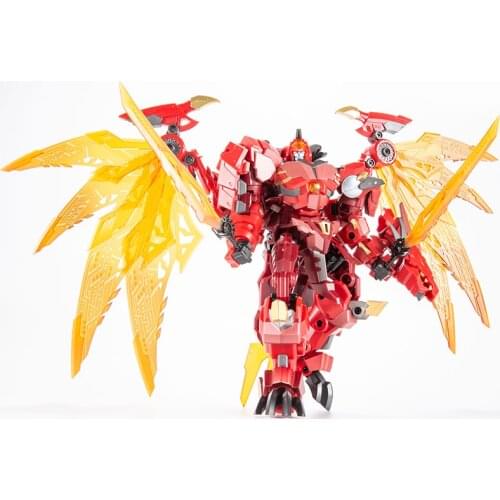 JinBao Transformation Flame Dragon DF07 DF-07 Red dragon BW Beast Wars Action Figure Robot Toys