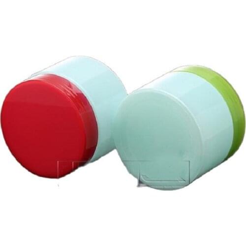 150G 20pcs/lot Blue Elegant Plastic Cream Jar, DIY Empty Round Cosmetic Facial Cream Container, Mask Case, Women Beauty Tool